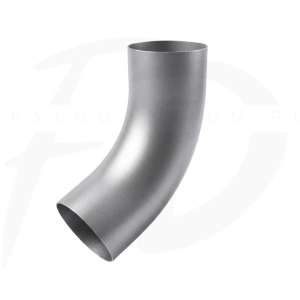 Kolano rury stal Inguri ⌀ 100 kolor srebrny metalik RAL 9006